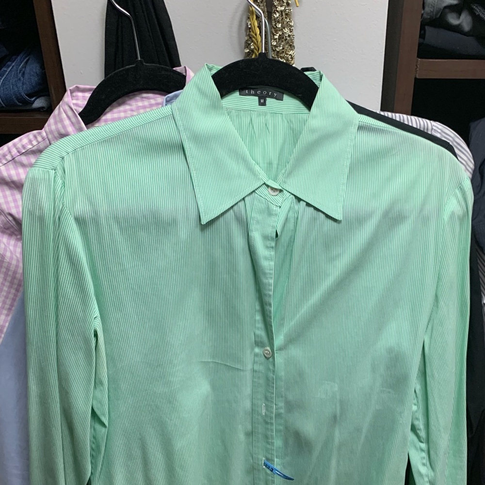 Theory women’s button down shirt
